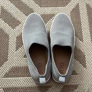 Platform slip on shoes, size 6